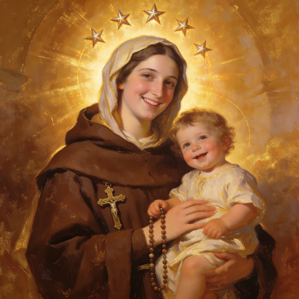 Rosario Franciscano: la Corona de las Siete Alegrías de María