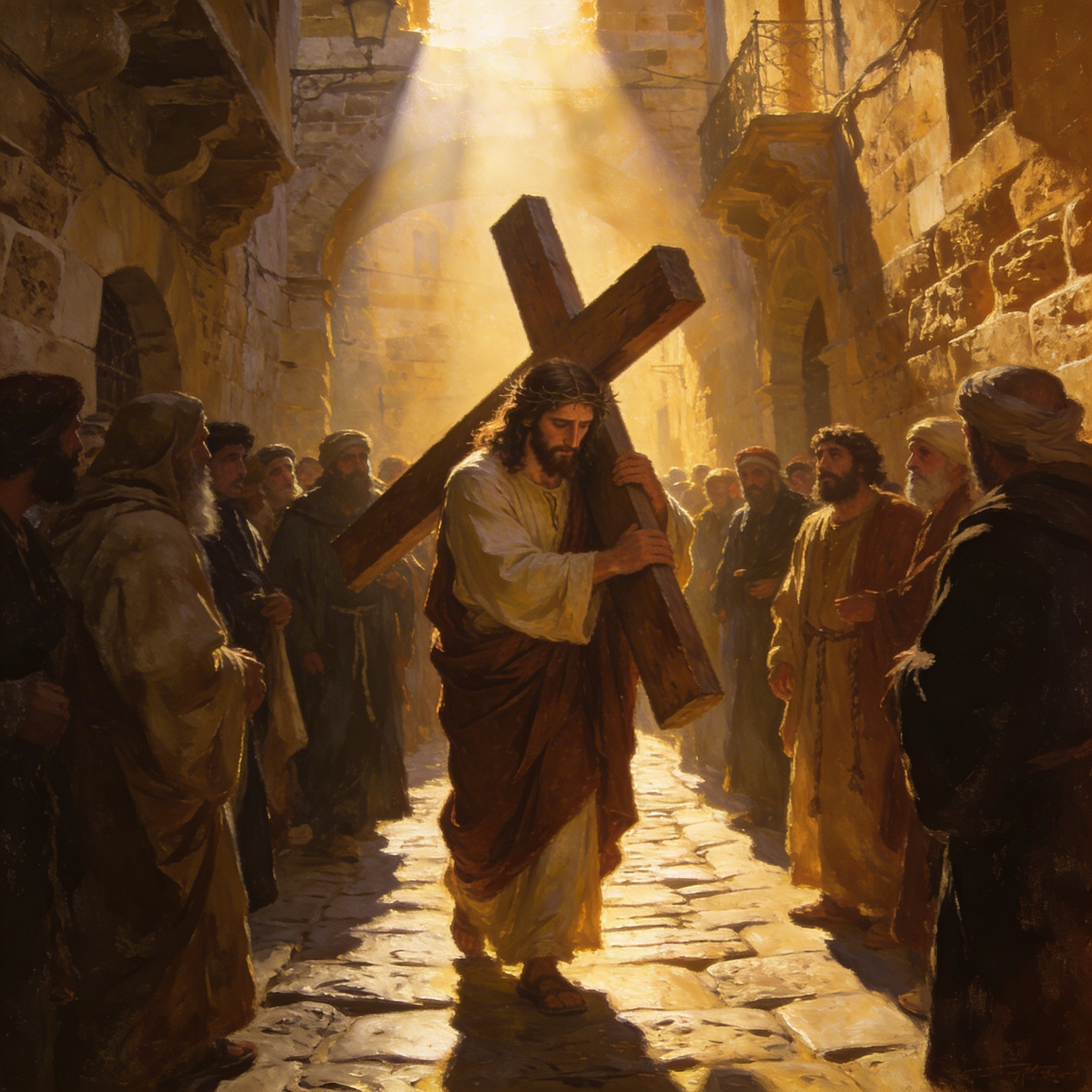 Vía Crucis Completo — Las 14 Estaciones con Oraciones